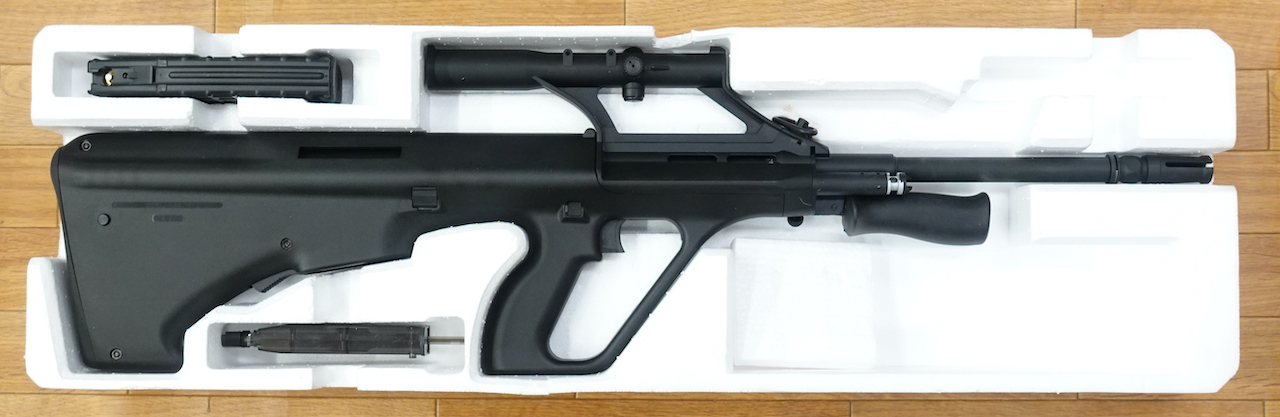 画像_GHK ステアーAUG金属 替えバレル付き01